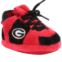 Load image into Gallery viewer, Georgia Bulldogs Baby Slippers