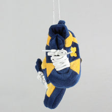 Load image into Gallery viewer, Michigan Wolverines Baby Blanket &amp; Slippers Set