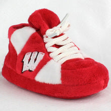 Load image into Gallery viewer, Wisconsin Badgers Baby Slippers