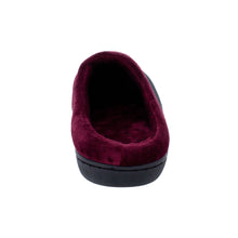 Load image into Gallery viewer, Black and Maroon ComfyFeet Clog Slipper