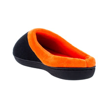 Load image into Gallery viewer, Black and Orange ComfyFeet Clog Slipper