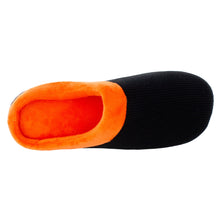 Load image into Gallery viewer, Black and Orange ComfyFeet Clog Slipper