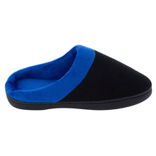 Load image into Gallery viewer, Black and Blue ComfyFeet Clog Slipper