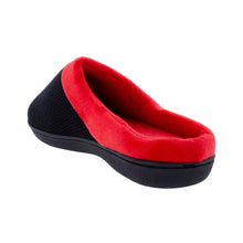 Load image into Gallery viewer, Black and Red ComfyFeet Clog Slipper