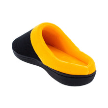 Load image into Gallery viewer, Black and Yellow ComfyFeet Clog Slipper