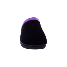 Load image into Gallery viewer, Black and Purple ComfyFeet Clog Slipper