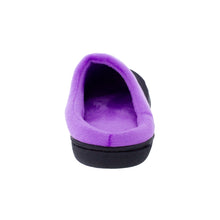 Load image into Gallery viewer, Black and Purple ComfyFeet Clog Slipper