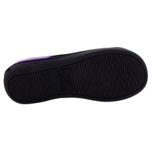 Load image into Gallery viewer, Black and Purple ComfyFeet Clog Slipper