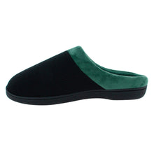 Load image into Gallery viewer, Black and Green ComfyFeet Clog Slipper