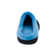 Load image into Gallery viewer, Black and Light Blue ComfyFeet Clog Slipper