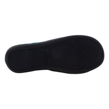 Load image into Gallery viewer, Black and Light Blue ComfyFeet Clog Slipper