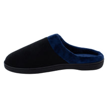 Load image into Gallery viewer, Black and Navy ComfyFeet Clog Slipper