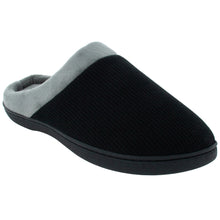 Load image into Gallery viewer, Black and Gray ComfyFeet Clog Slipper
