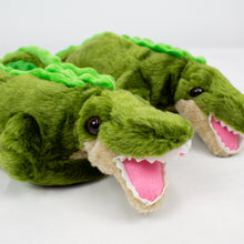 Load image into Gallery viewer, Alligator Comfy Animal Slippers