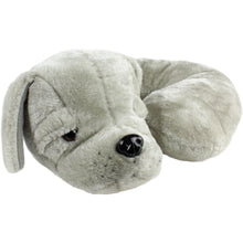 Load image into Gallery viewer, Gray Puppy Pillow Pal Neck Pillow