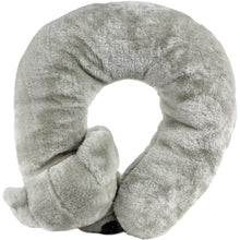 Load image into Gallery viewer, Gray Puppy Pillow Pal Neck Pillow