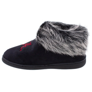 Alabama Crimson Tide Faux Sheepskin Furry Indoor/Outdoor Slippers