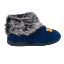 Load image into Gallery viewer, Auburn Tigers Faux Sheepskin Furry Top Indoor/Outdoor Slippers