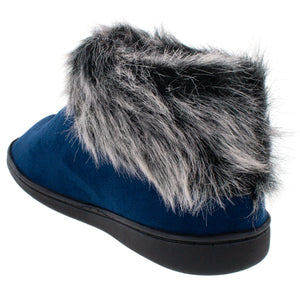 Auburn Tigers Faux Sheepskin Furry Top Indoor/Outdoor Slippers