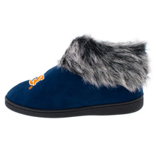 Load image into Gallery viewer, Auburn Tigers Faux Sheepskin Furry Top Indoor/Outdoor Slippers