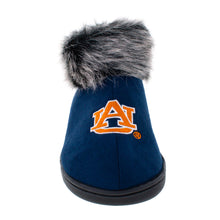 Load image into Gallery viewer, Auburn Tigers Faux Sheepskin Furry Top Indoor/Outdoor Slippers