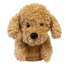 Load image into Gallery viewer, Brown Doodle Dog Slippers