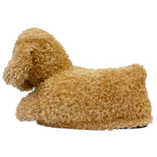 Load image into Gallery viewer, Brown Doodle Dog Slippers
