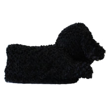 Load image into Gallery viewer, Black Doodle Dog Slippers