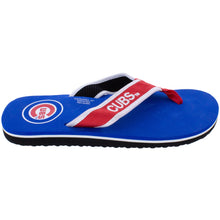 Load image into Gallery viewer, Chicago Cubs Contour Sandals Flip Flops