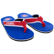 Load image into Gallery viewer, Chicago Cubs Contour Sandals Flip Flops