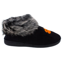 Load image into Gallery viewer, Clemson Tigers Faux Sheepskin Top Indoor/Outdoor Slippers