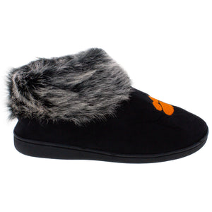 Clemson Tigers Faux Sheepskin Top Indoor/Outdoor Slippers