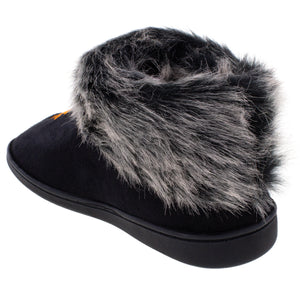Clemson Tigers Faux Sheepskin Top Indoor/Outdoor Slippers