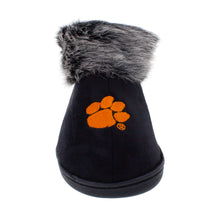 Load image into Gallery viewer, Clemson Tigers Faux Sheepskin Top Indoor/Outdoor Slippers