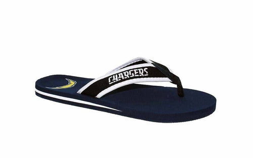 Los Angeles Chargers Contour Flip Flops