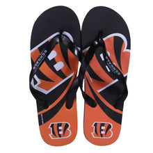 Load image into Gallery viewer, Cincinnati Bengals Big Logo Flip Flop