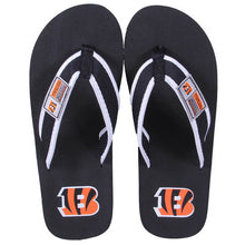 Load image into Gallery viewer, Cincinnati Bengals Contour Flip Flop