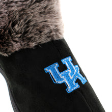Load image into Gallery viewer, Kentucky Wildcats Faux Sheepskin Furry Top Indoor/Outdoor Slippers