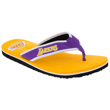 Load image into Gallery viewer, Los Angeles Lakers Contour Flip Flop