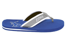 Load image into Gallery viewer, Detroit Lions Contour Flip Flops