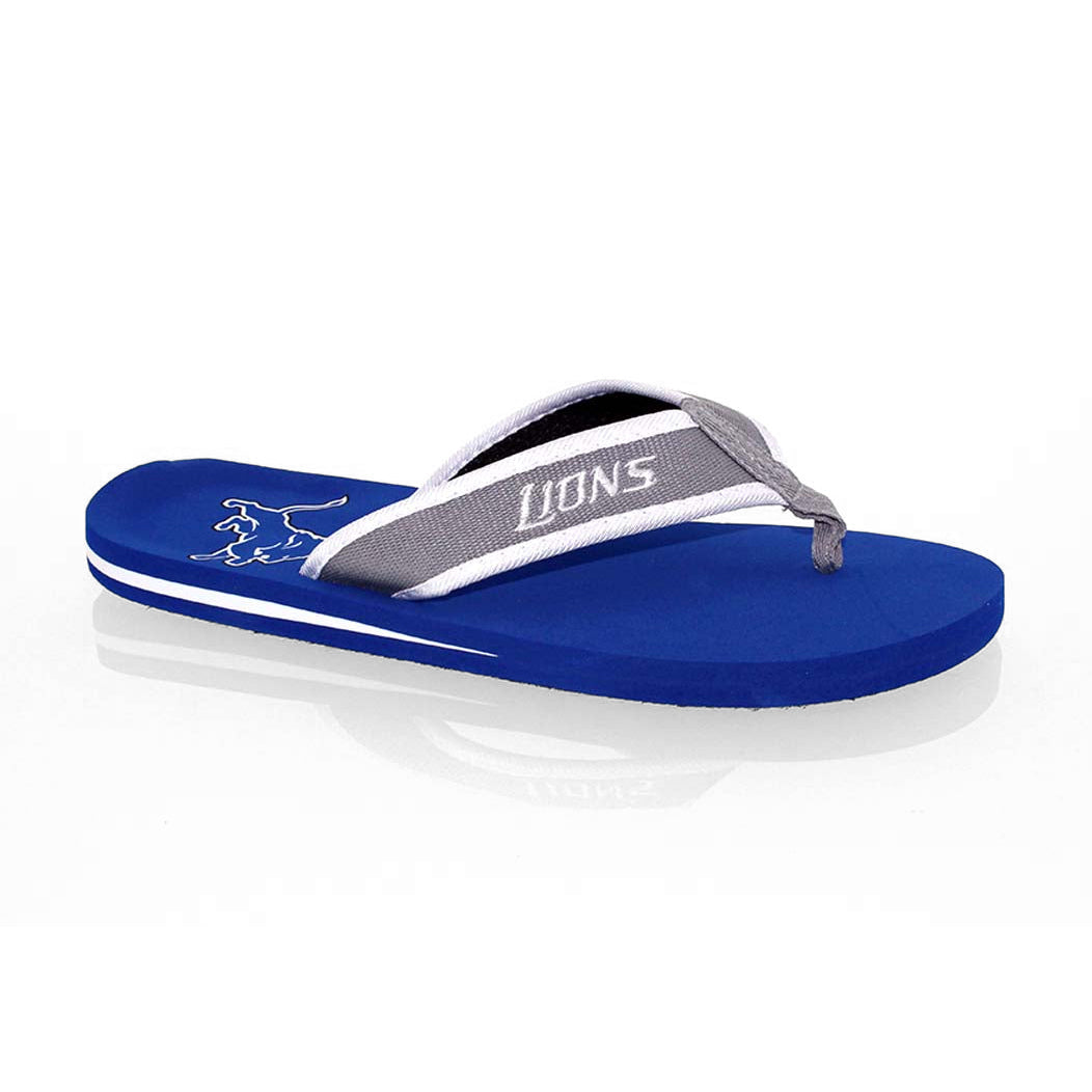 Detroit Lions Contour Flip Flops