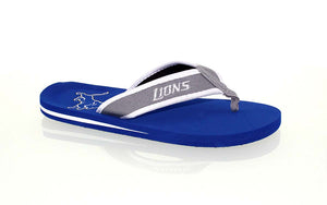 Detroit Lions Contour Flip Flops