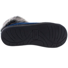 Load image into Gallery viewer, Michigan Wolverines Faux Sheepskin Furry Top Indoor/Outdoor Slippers