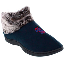 Load image into Gallery viewer, Mississippi Rebels Faux Sheepskin Furry Top Indoor/Outdoor Slippers
