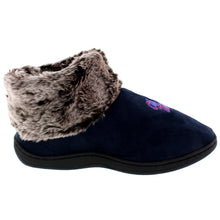 Load image into Gallery viewer, Mississippi Rebels Faux Sheepskin Furry Top Indoor/Outdoor Slippers