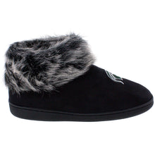 Load image into Gallery viewer, Michigan State Spartans Faux Sheepskin Furry Top Indoor/Outdoor Slippers