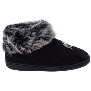 Michigan State Spartans Faux Sheepskin Furry Top Indoor/Outdoor Slippers