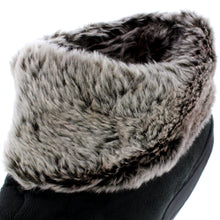 Load image into Gallery viewer, NC State Wolfpack Faux Sheepskin Furry Top Indoor/Outdoor Slippers