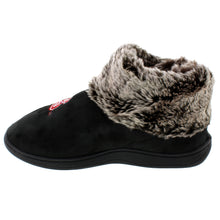 Load image into Gallery viewer, NC State Wolfpack Faux Sheepskin Furry Top Indoor/Outdoor Slippers