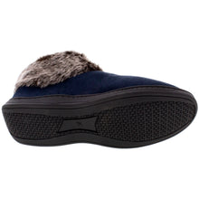Load image into Gallery viewer, North Carolina Tar Heels Faux Sheepskin Furry Top Indoor/Outdoor Slippers